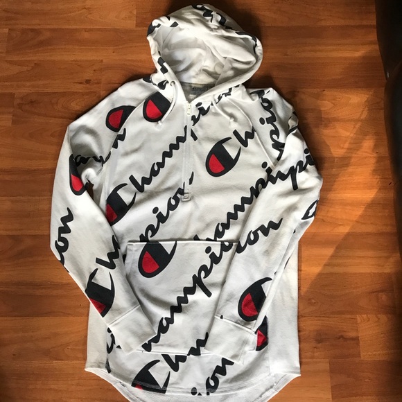 Champion Other - Champion hoodie with champion all over